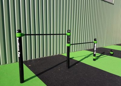Triple push up bar
