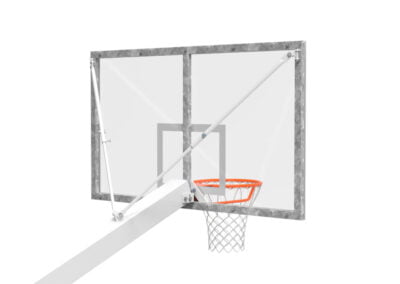 Utendørs basketstativ m/overheng 2,25m - konkurranse Utendørs basketstativ m/overheng 2,25m - konkurranse