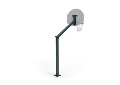 Utendørs basketstativ m/overheng 1,2m -trening/skole (firkantet stolpe) Utendørs basketstativ m/overheng 1,2m -trening/skole (firkantet stolpe)