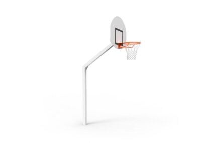 Utendørs basketstativ m/overheng 1,2m -trening/skole (firkantet stolpe) Utendørs basketstativ m/overheng 1,2m -trening/skole (firkantet stolpe)