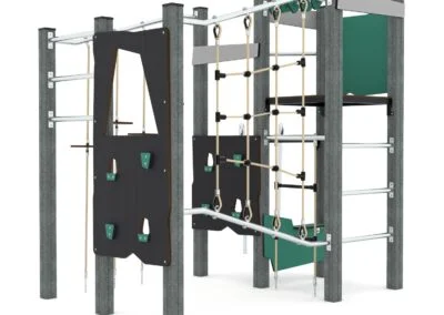 Recycled klatrestativ m/åpen sklie Recycled klatrestativ m/åpen sklie