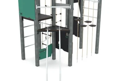 Recycled klatrestativ m/åpen sklie Recycled klatrestativ m/åpen sklie