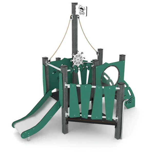 piratskip for små barn i miljøvennlige materialer