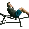 Utendørs situps-benk med justerbar ryggstøtte