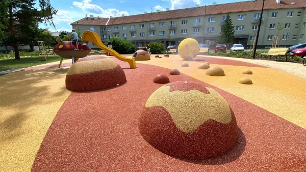 helstøpt gummidekke