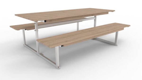 piknikbord i holdbare materialer