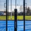 Utendørs padeltennisbane med låsbar dør