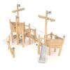 Stort piratskip i vedlikeholdsfri robinia, med mange ulike funksjoner.