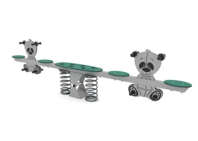 Recycled dobbel vippe med panda Recycled dobbel vippe med panda