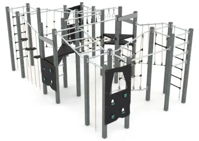 Recycled stort klatrestativ Recycled stort klatrestativ