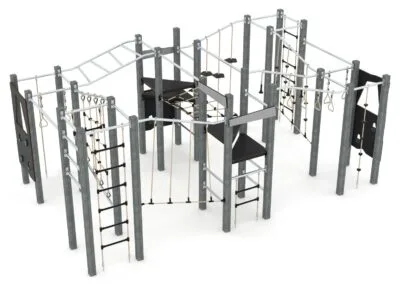 Recycled stort klatrestativ Recycled stort klatrestativ