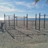 Treningspark på en strand