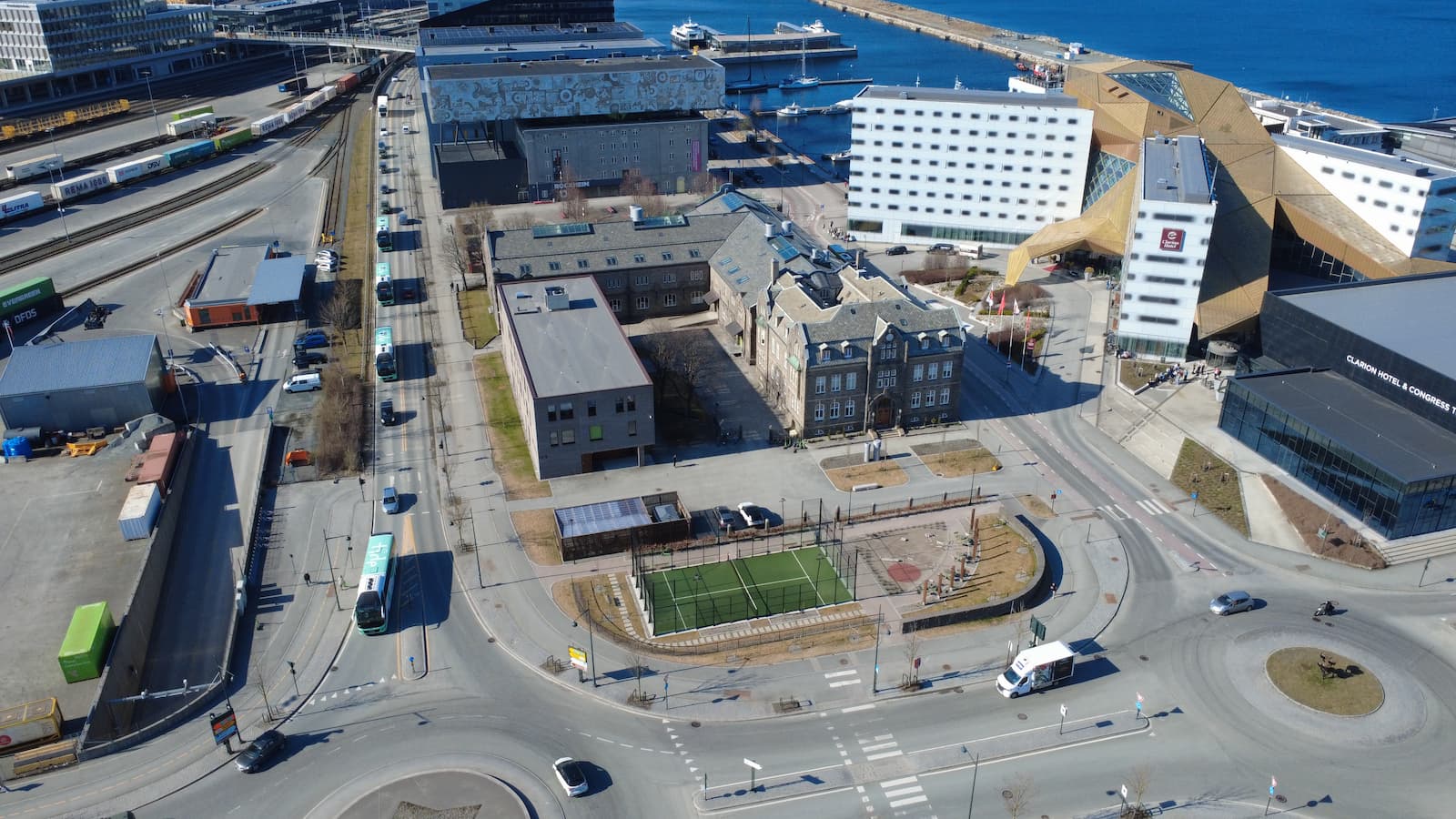 DJI_0132 (1) Padeltennisbane i Trondheim sentrum